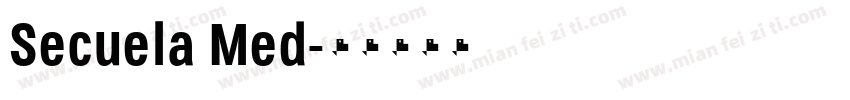 Secuela Med字体转换